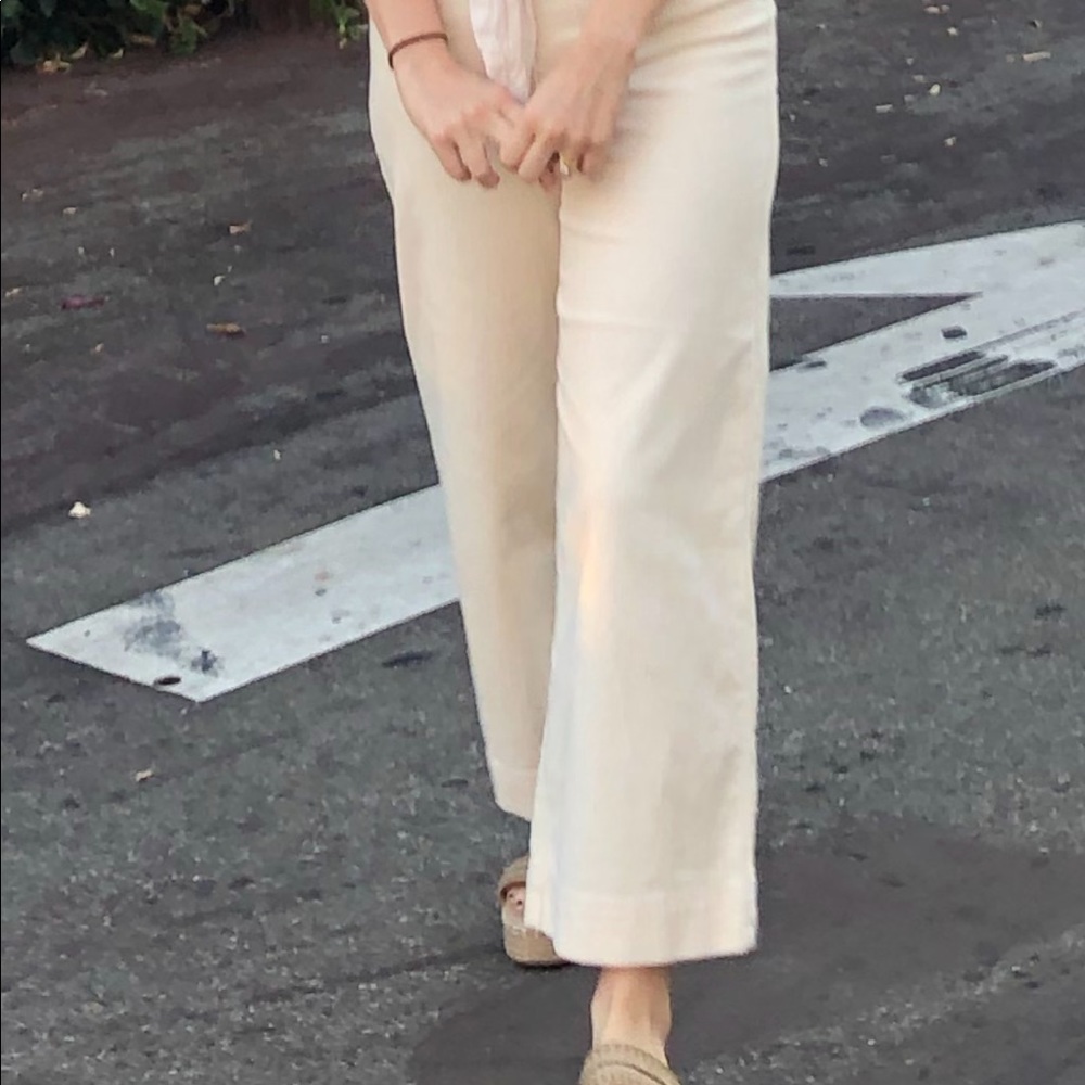 Corduroy wide leg pants